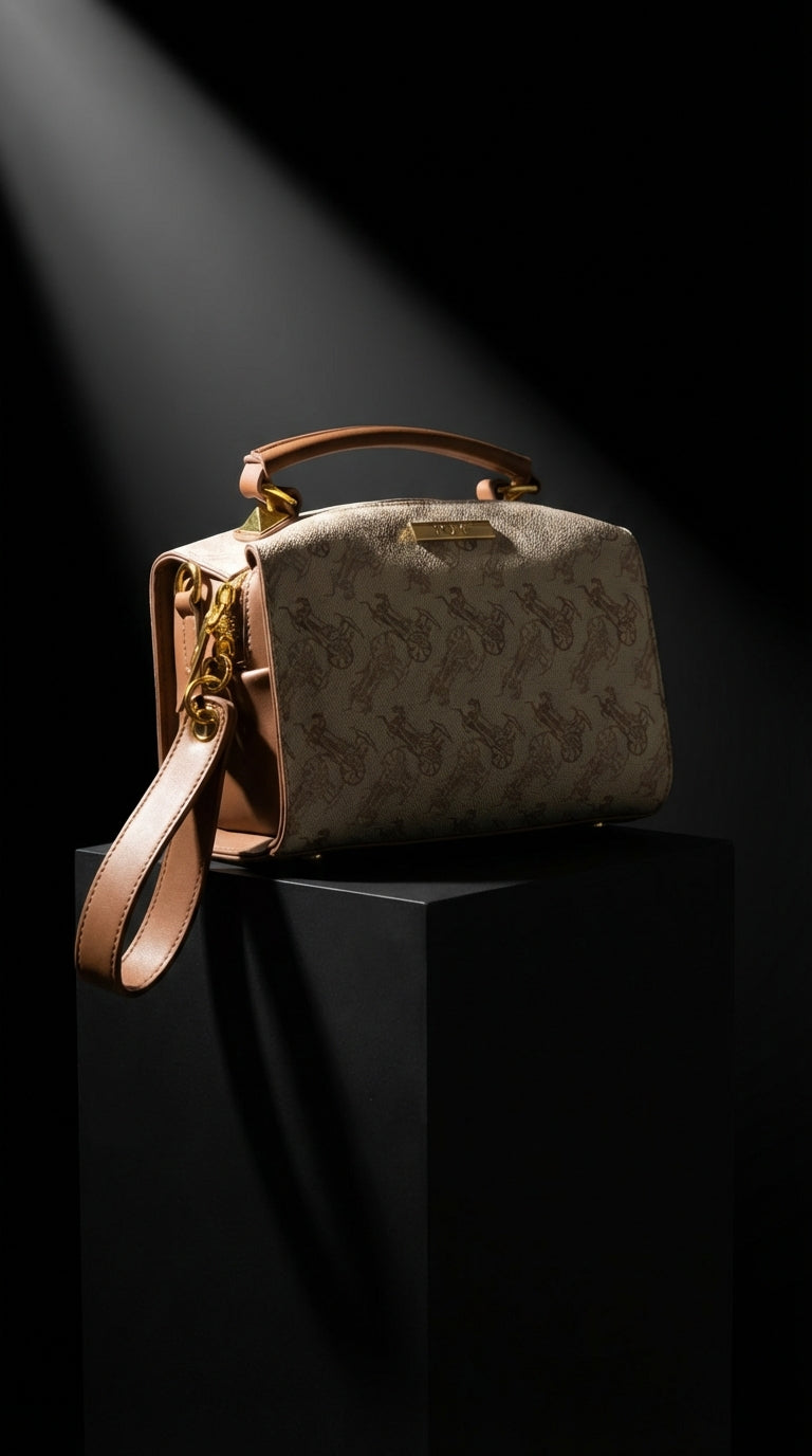 Bauletto Bag “Aurora” White